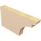 Ekena Millwork 2in. W x 8in. H x 16in. L Yorktown Woodgrain TimberThane Rafter Tail, Primed Tan RFTUR02X08X16YORRCPR - alternate 2